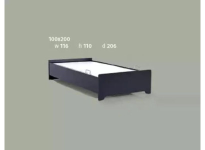 Yhden hengen sänky lastenhuone sänkykehys 100x200cm