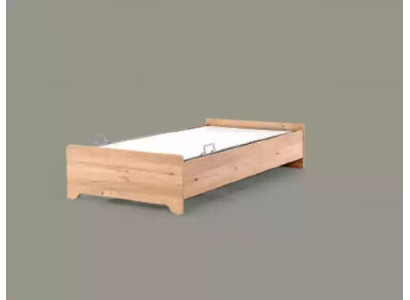 Suunnittelijat vähäiset vauvanpeti ruskea moderni nuorten sänky puukalusteet 100x200cm