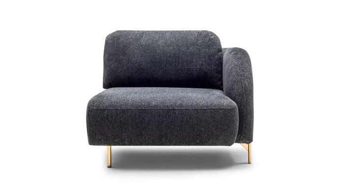 Tyylikäs beige -sohvakalusteiden kulma -sohva l -muotoiltu huonekalut kolme