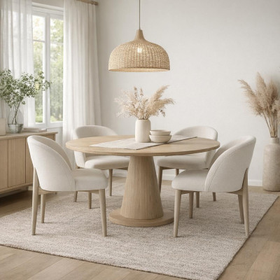Ylellinen moderni verhoiltu sänky beigenä