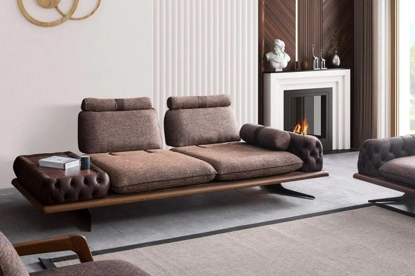 Kulmasohva L-muotoinen Kulmasohva Nahkasohva Design-sohva Pehmustettu Kulmasohva Olohuonekalusto