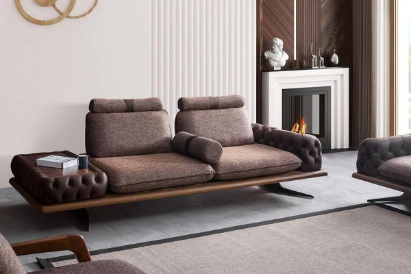 Kulmasohva L-muotoinen Kulmasohva Nahkasohva Design-sohva Pehmustettu Kulmasohva Olohuonekalusto