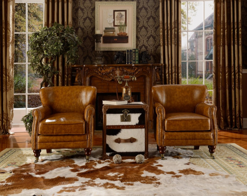 Suunnittelijan moderni Chesterfield-sänky modernissa luxustyylissä korkealla päädyllä