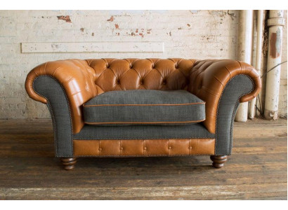 Uusi ylellinen verhoiltu luksusluokka klassinen Chesterfield nojatuoli 1 istuin