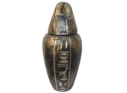 Kanope Urn Sarkofagi Egypti Faarao muovista Ramses Deko Egyptiläinen hahmo