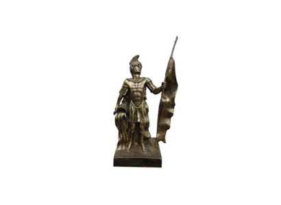 Sparta -kuvio patsas vanha antiikkityylinen patsaita Fighters Armor Spartan uudet hahmot