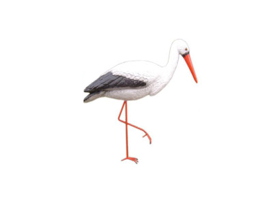 Storch Koristeveistos Puutarhahahmot Veistokset 150 cm Luonnoskokoinen Hahmo Muovi