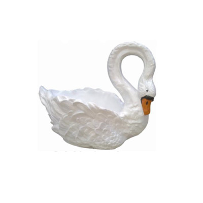 Schwan Dekoratiivinen Patsas Puutarhahahmot Patsaat 54 cm Luonnokkaita Hahmoja Muovi