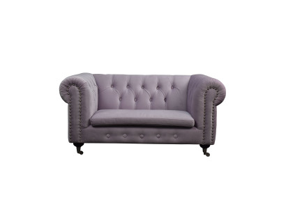 Chesterfield 2 Istuinta Klassinen Luxus Barokki Rokoko Sohva Tekstiili Nahka