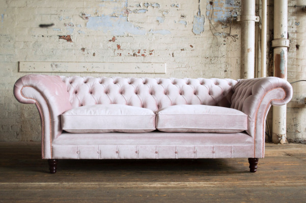 Chesterfield 3 istuva muotoilu sohva sohvaverhoilusohva sohvatekstiili Dreisher
