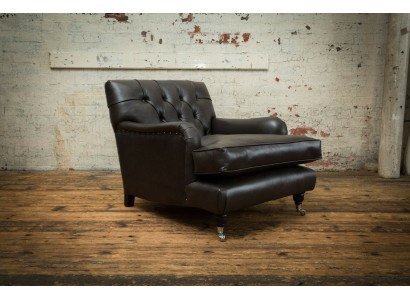 Chesterfield Design Sohva Nojatuoli Verhoilu Luxustekstiili 1-paikkainen #299