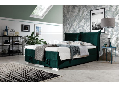 Boxspring-sängyt pehmuste keinonahka suunnittelija hotelli tupla luksus muotoilu uusi