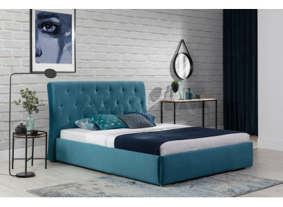 Yksinkertainen Design Luksus Kaksinkertainen Hotelli Sänky 180x200cm Makuu Huone Sametti Uusi