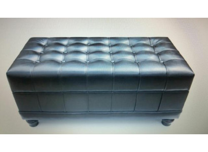 Chesterfield jalkapalli jakkara ottomanni puffi jalkatuki tyyny nahka tekstiili