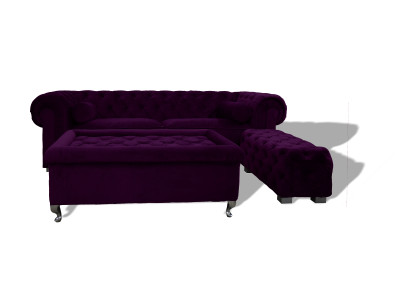 Sohva Chesterfield Polster Designer Couchen Sohvat Garnitur Couch SLIII Sohva №23