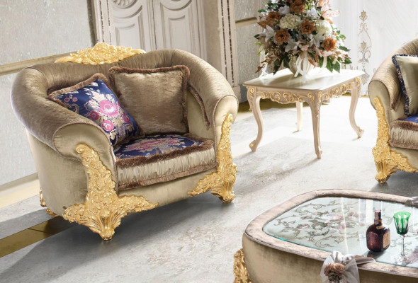 1 Istuva Design Art déco -tuoli Pehmustettu klubituoli Uusi Rentouttava Kangas Tekstiili Lepoaika