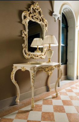 Konsoli Konsolipöytä Konsoli Sideboard Lipasto Pöytä Eteinen Italialaiset huonekalut