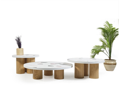 Sohvapöydät sivupöydät design olohuone 3 kpl italialainen tyyli