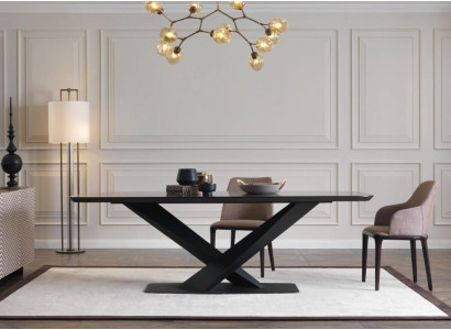 Luxus ruokapöydän design pöytä ruokailuhuoneen pöydät metalli design huonekalut uusi