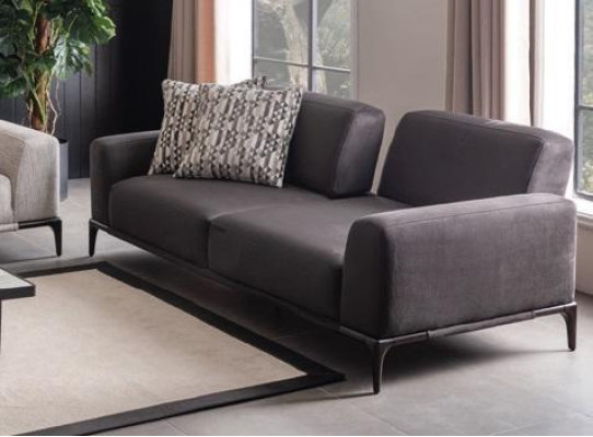 3-paikkainen sofa ruskea sohvat tyyli luksus olohuone moderni muotoilu pehmuste