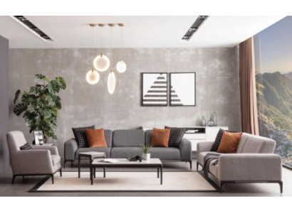 Sohva 4 istuttava väri harmaa olohuone design tyyli huonekalut moderni uusi