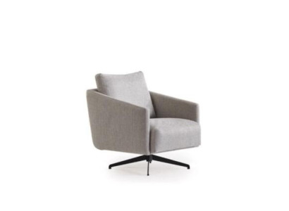 Sessel Design Päällystetty sohva Soivat Soivat Tekstiili Tyyli Moderni uusi Harmaa