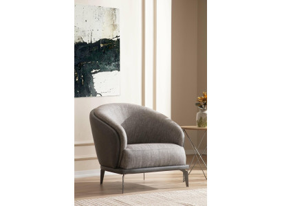 Yksittäinen sessel luxus 1-istuin pehmustettu istuin design harmaa istuin kangas uusi