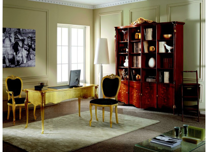 Klassisen tyylin huonekalut Kirjahylly Design Luksuskaappi Italian huonekalut