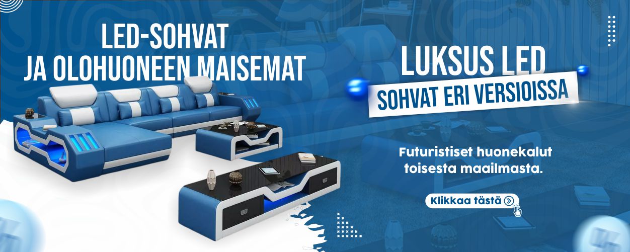 LED-sohvat – moderni muotoilu ja valaistus