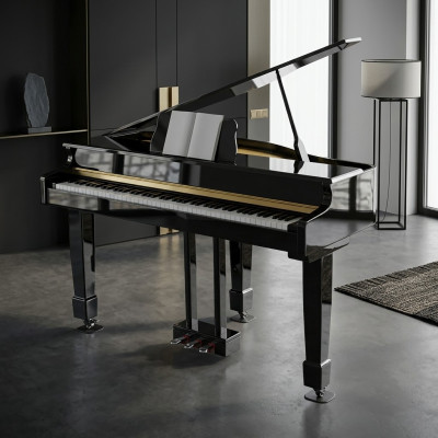 Mustat digitaaliset pianot