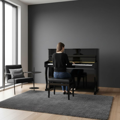 Kotikäyttöön tarkoitettu digitaalipiano 137cm Musta