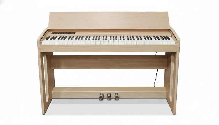Kotikäyttöön tarkoitettu digitaalipiano 130 cm vaaleanruskea