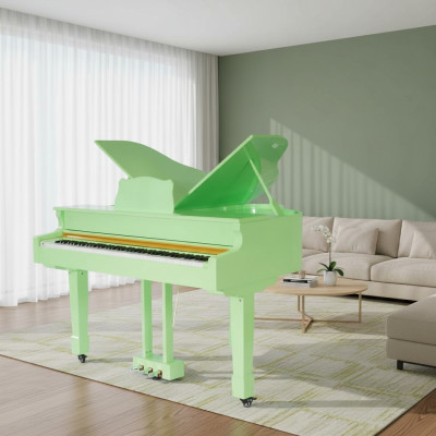 Digitaalinen piano kiiltävällä pinnalla