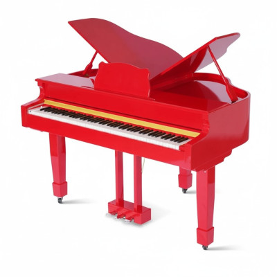 Kiiltävä punainen digipiano