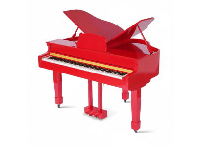 Kiiltävä punainen digipiano