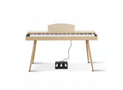 Kotikäyttöön tarkoitettu digitaalipiano 135 cm vaaleanruskea