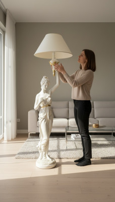 Patsas Seisova Valaisin Design XXL Seisova Lamppa Olohuonevalaisimet 183 cm