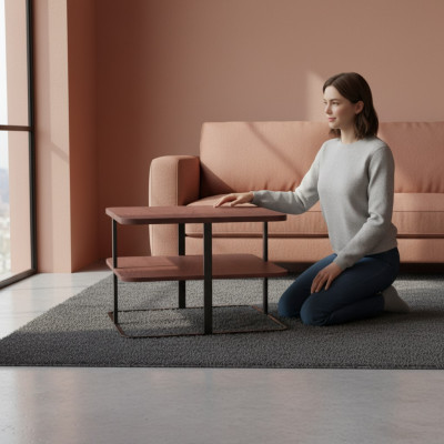 Sohvapöydän design sivupöytä pöydät suunnittelija puupöydät hieno suorakulmainen S3