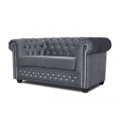 Chesterfield York Blink sängyn toiminnolla Tekstiili Istuinyhdyssohva Sofat Uusi