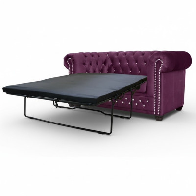 Chesterfield York Blink sängyn toiminnolla Tekstiili Istuinyhdyssohva Sofat Uusi