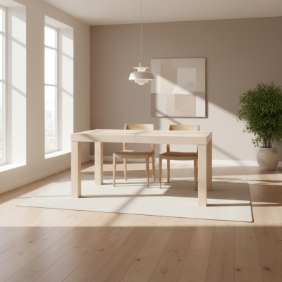 Vedettävä design puupöytä Pöytäkoriste Ruokailu Olohuone Puupöydät Kiinteä