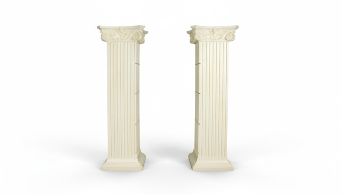 Regal Lasvitriini Roomalaiset Pylväät Hyllyt Vitriinit XXL 210cm Pylväs Egypti Uusi