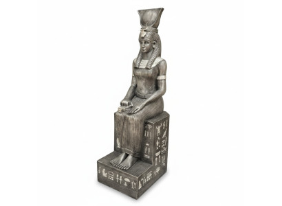 XXL Suunnittelija Figuri Jumalatar Isis Patsas Veistos Koristeet 123cm