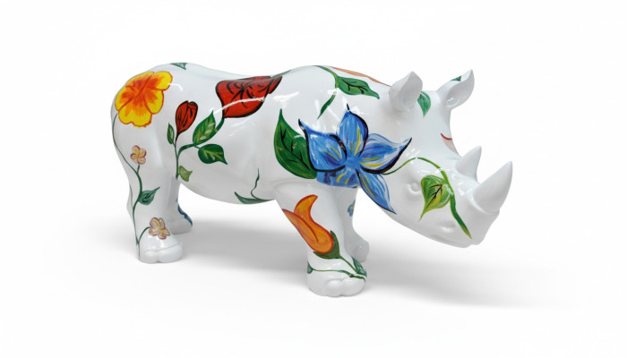 Suunnittele Nashorn-patsas Figuuri Veistos Figuurit Veistokset Koriste Deko 3094 Uusi