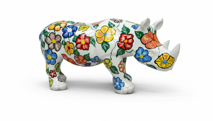 Suunnittele Nashorn-patsas Figuuri Veistos Figuurit Veistokset Koriste Deko 3096 Uusi