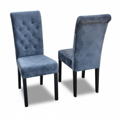 4x Chesterfield -tuolisarja Istuinpeite Garnituuri Ruokailuryhmä Nojatuoli Nahka