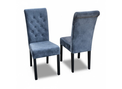 4x Chesterfield -tuolisarja Istuinpeite Garnituuri Ruokailuryhmä Nojatuoli Nahka