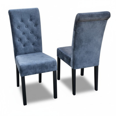 6x Chesterfield -tuolisarja istuinverhoilu ruokailuhuoneen tuolit nojatuoli nahka