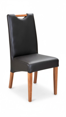 8x Istuinta Tuoli Design Puu Nahka Tyynytyyny Tuolit Ravintola Ruokailuhuone