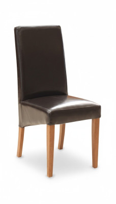 Design Stuhl Ryhmä 8x Tuolit Sarja Nojatuolit 100% Nahka Uusi Ruokailuryhmä